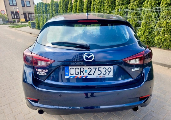 Mazda 3 cena 56900 przebieg: 73360, rok produkcji 2018 z Radziejów małe 137